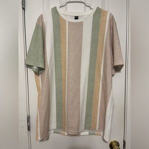 Men’s SHEIN Striped Shirt Size XXL